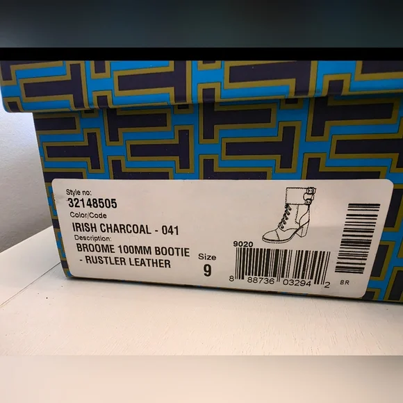 Tory Burch Irish Charcoal Boots Includes Box And Dust Bag Size 9 - Picture 5 of 7